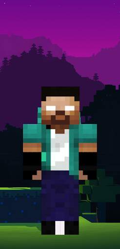 Herobrine Skin for Minecraft screenshot 2