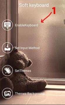 Teddy Bear Keyboard CuteThemes 1 تصوير الشاشة