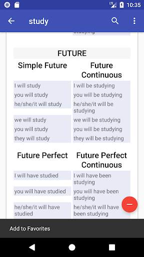 English Verbs screenshot 6