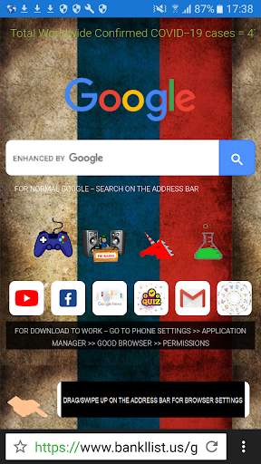 Russian Browser screenshot 1