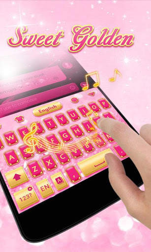 Sweet Pink  GO Keyboard  Theme स्क्रीनशॉट 4