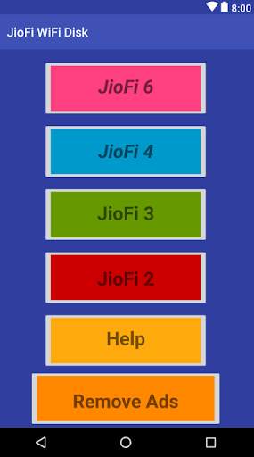 JioFi Admin & WiFi Disk (Unofficial App) 3 تصوير الشاشة