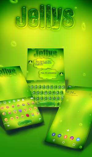 Jellys Animated Keyboard   Liv screenshot 1