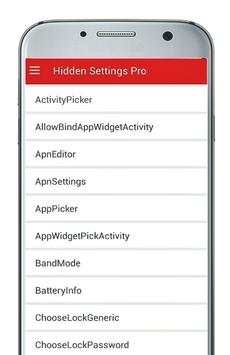 Hidden Settings Pro screenshot 2