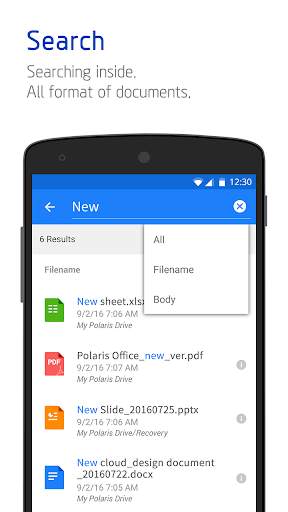 Polaris Office for LG screenshot 6