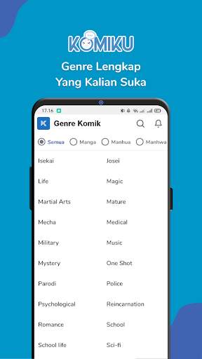 Komiku ID : Baca Komik   Notifikasi Update screenshot 7