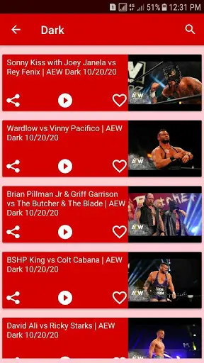 Wrestling Videos app 2020 | Wrestling tv 2020 screenshot 3