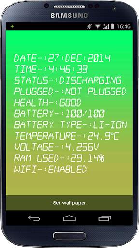 System Status screenshot 3