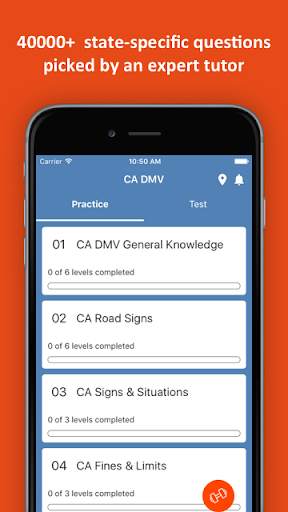 DMV Permit Practice Test 2019 Edition screenshot 1