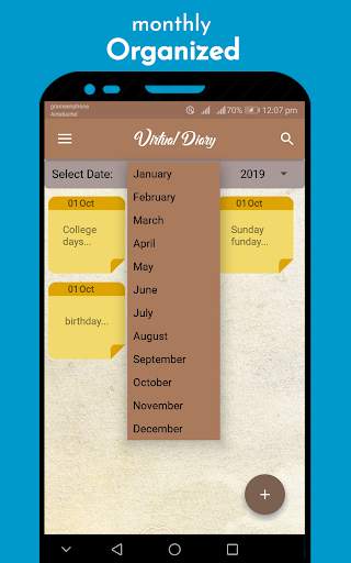 Virtual Diary - Free Notepad, Diary With Lock,Todo screenshot 7