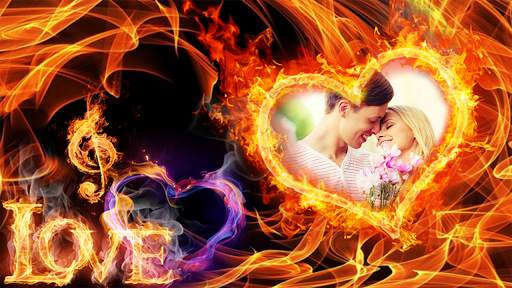 3d Fire Text : Smoke Fire Text Photo Frame Effect screenshot 5