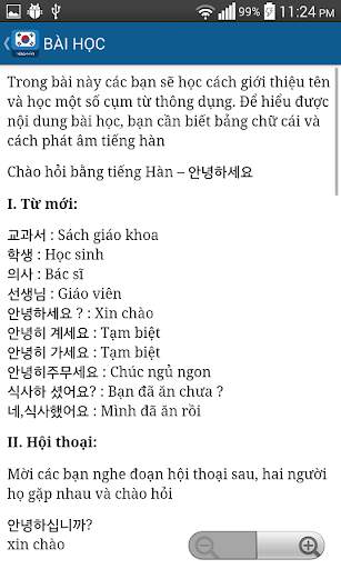 Hoc tieng han - Learn Korean screenshot 3