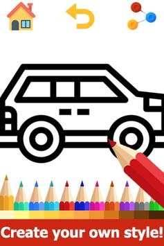 Car Coloring Pages - Car Colouring Games screenshot 4