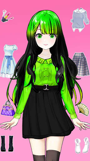 Makeover Anime Dress Up Games screenshot 5