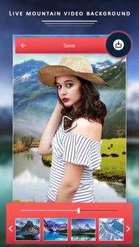 Live Mountain Video Photo Background Editor screenshot 1