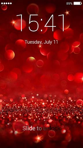 Glitter Lock Screen 1 تصوير الشاشة