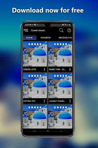 Greek music radio Ελληνικό μουσικό ραδιόφωνο screenshot 5
