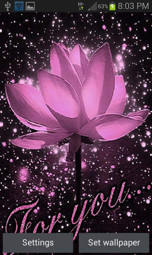 Lotus For You LWP screenshot 1
