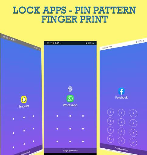 AppLocker - Lock Apps PIN, Pattern Fingerprint screenshot 1