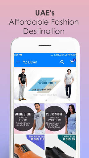 YZBuyer - UAE's Online Fashion Shopping App screenshot 1