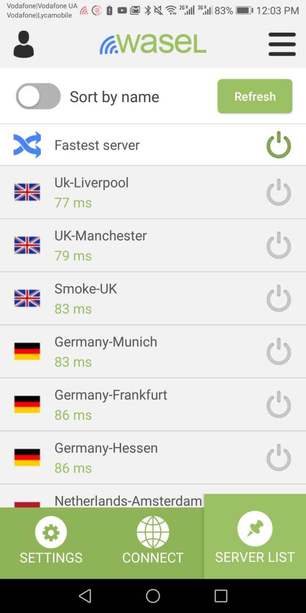 VPN/Proxy iWASEL for Android screenshot 2