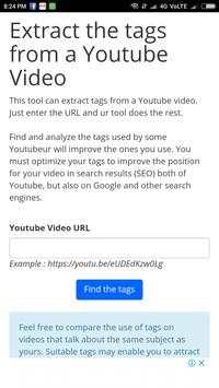 Youtube Keywords screenshot 4