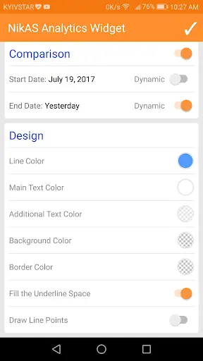 Widget for Google Analytics screenshot 7