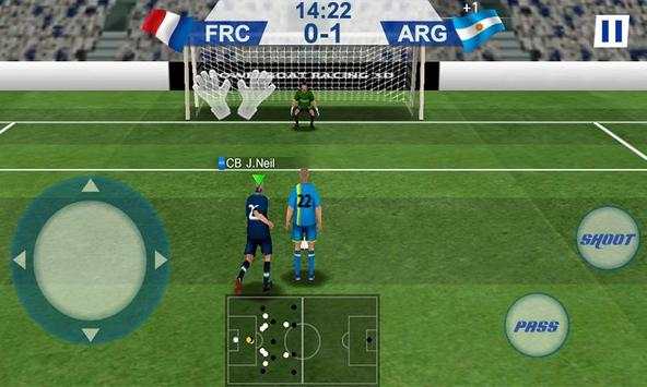 Real Football 2015 Top Game 3D screenshot 1