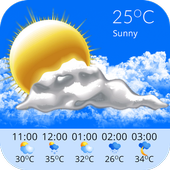 24/7 Weather &amp; Radar Forecast icon