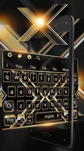 Black Gold Keyboard screenshot 1
