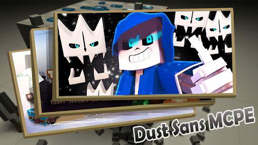 Dust Sans Undertale Mod for Minecraft PE screenshot 1