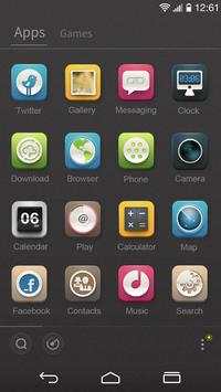 Light color GO Launcher Theme screenshot 4
