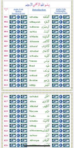 Quran Arabic Urdu Text Audio screenshot 2