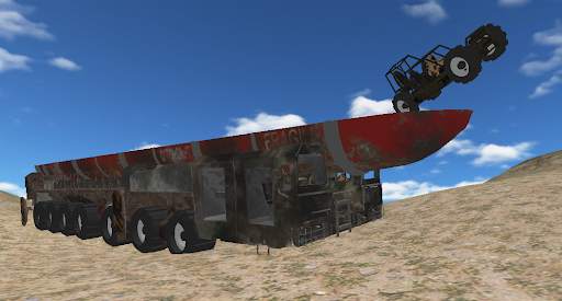 Cargo truck Hill driving game screenshot 2