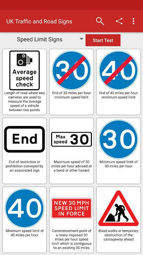 UK Traffic and Road Signs скриншот 4