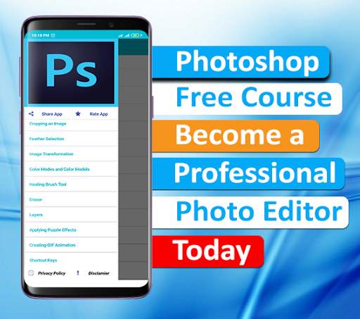 Photoshop tutorial - complete course - Offline screenshot 1