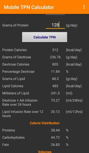 Mobile TPN Calculator скриншот 3