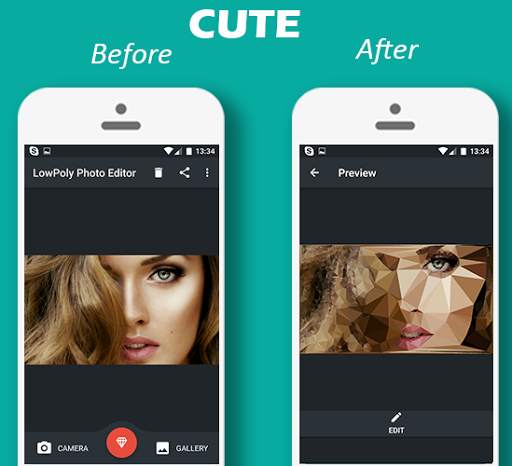 Photo Polygon Art Editor 3 تصوير الشاشة