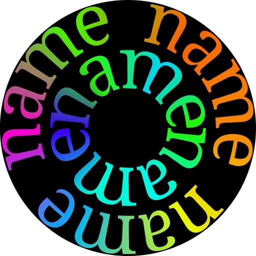 Rotate My Name Live Wallpaper 2.00