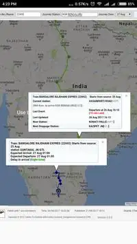 Train on Map | Live Running Status! screenshot 3