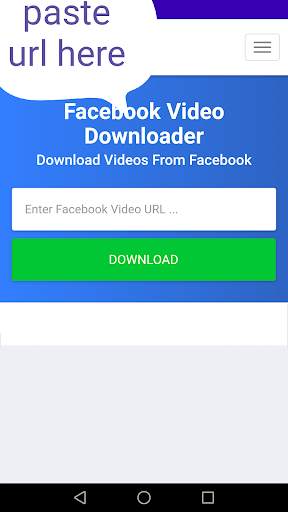 video downloader for facbook video download HD screenshot 3