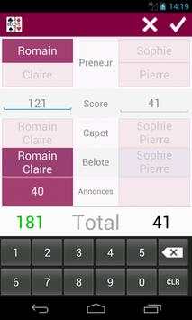 Score Belote Camera screenshot 3