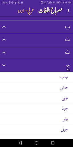 Misbah ul Lughat screenshot 2