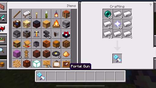 Portal Gun Mod for Minecraft PE screenshot 1