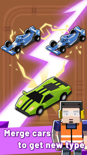 Merge Car Racer - Idle Rally Empire screenshot 6