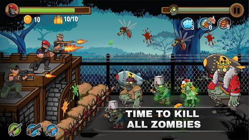 Zombie Legends : Tap & Drag screenshot 1