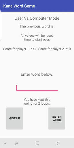 Kana Word Game screenshot 3