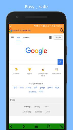 Indian Mini Browser 4 تصوير الشاشة