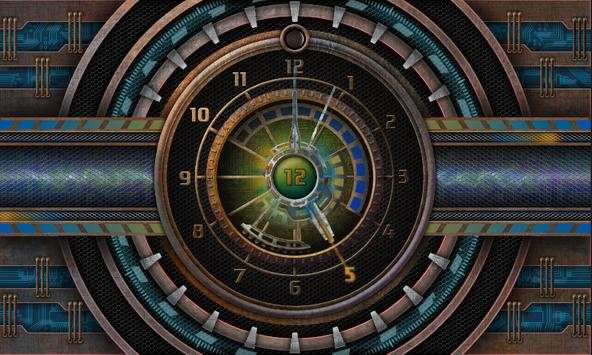 Tech Clock live wallpaper screenshot 3