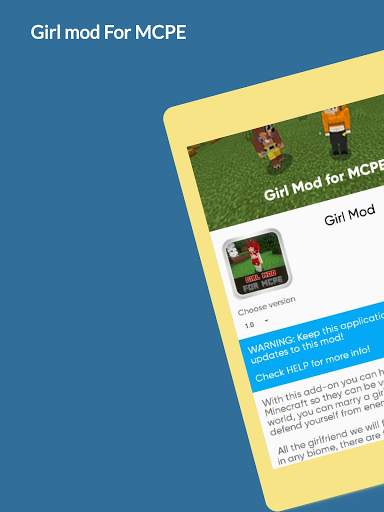 Girl MOD for MCPE screenshot 9